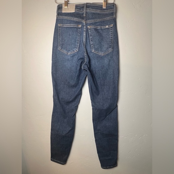 Everlane The Way High Skinny Jean Organic Recycled Stretch Blue Size 26 - Picture 3 of 4